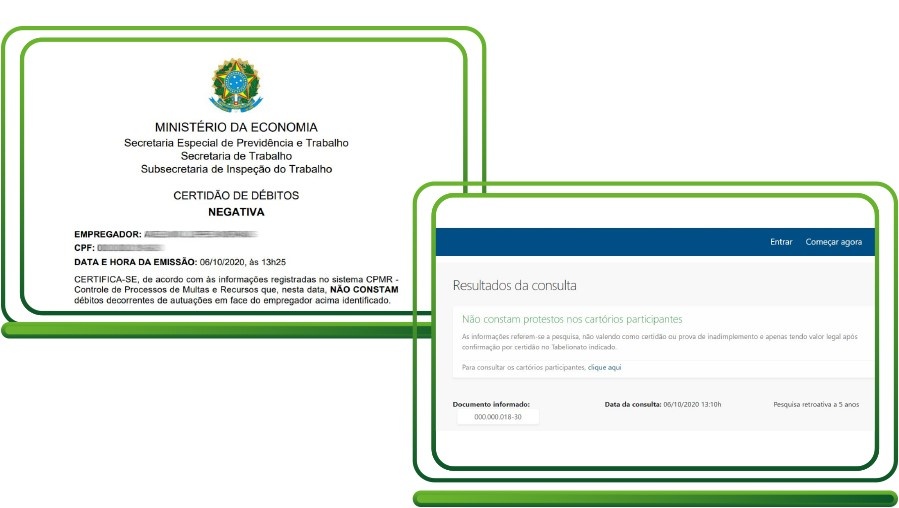 Exemplos de retorno diversos